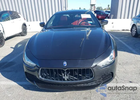2017 Maserati Ghibli S из США, поврежденный, VIN ZAM57RSS8H1233596